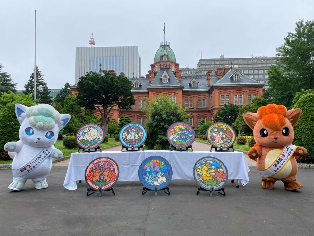 北海道寶可夢人孔蓋